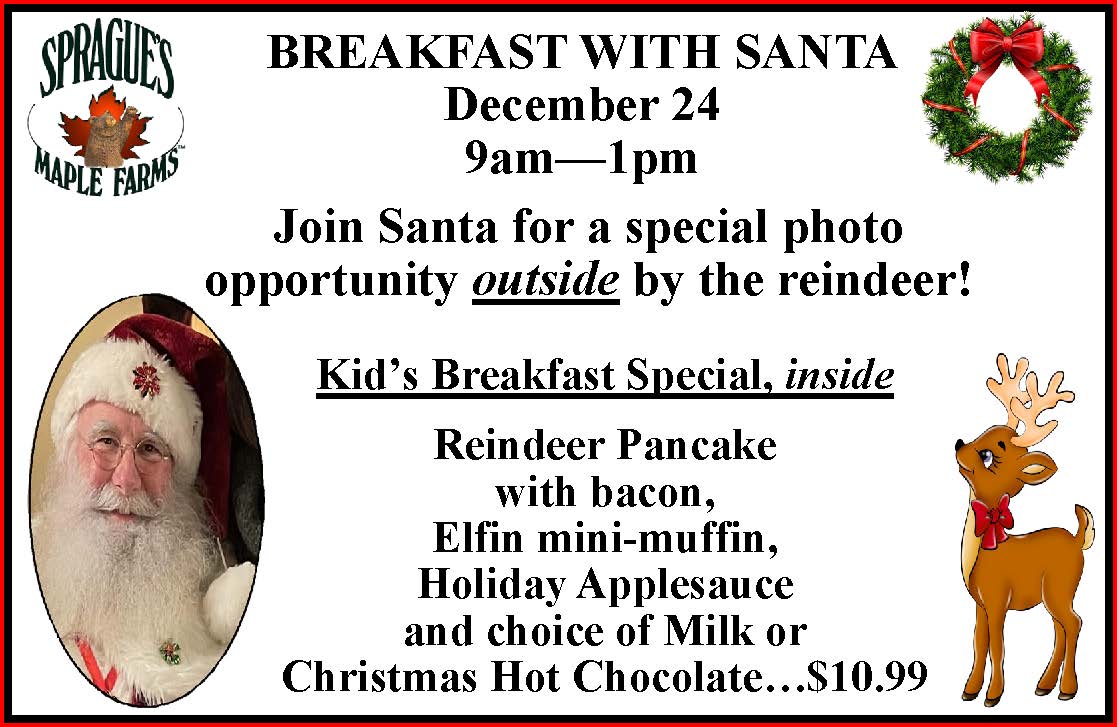 Breakfast with Santa 2021 Details